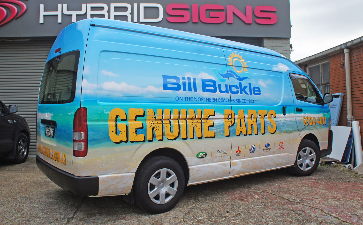 Hybrid Signs Northern Beaches vehicle signage van wrap Full vehicle WRAP